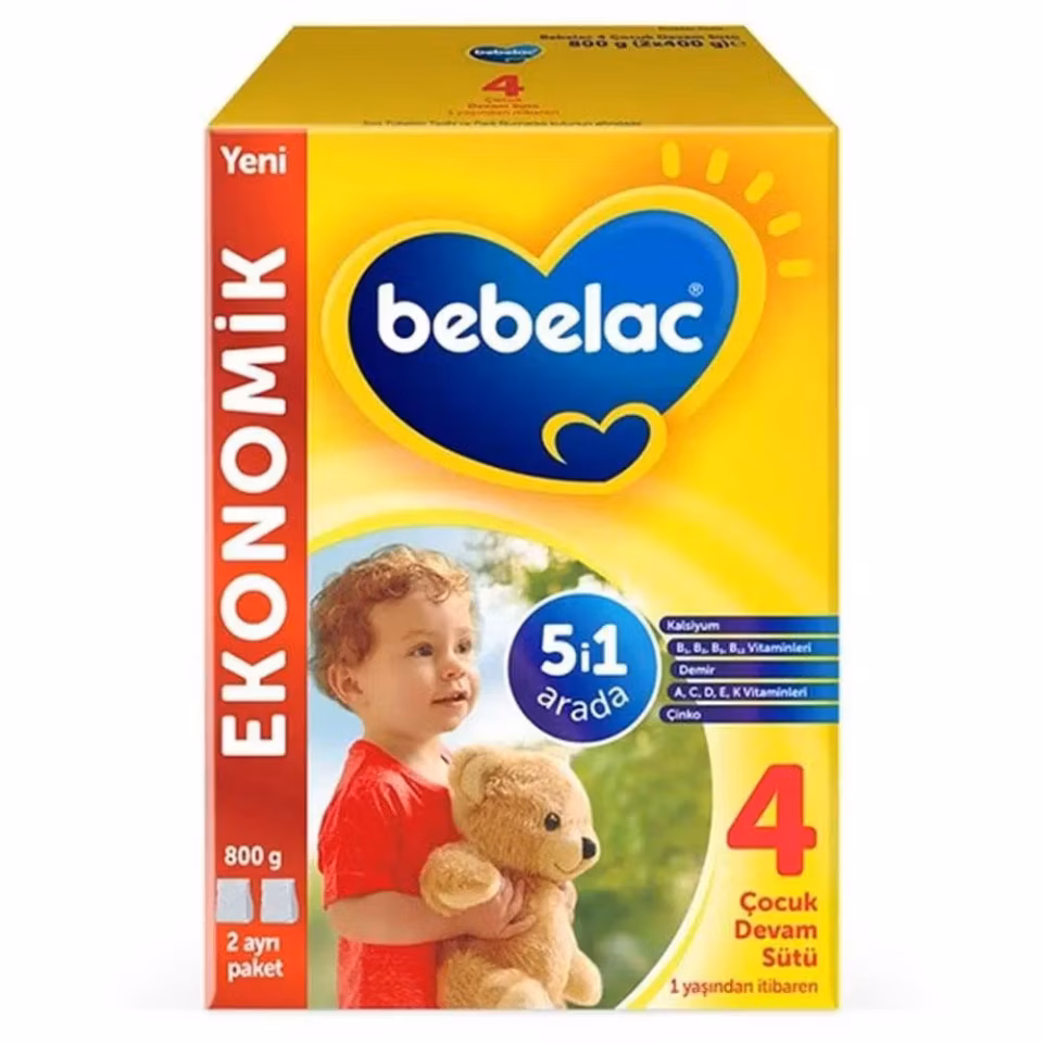 Bebelac 4 Çocuk Devam Sütü 1 Yaş+ 800 gr