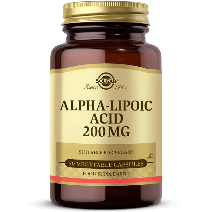 Solgar Alpha Lipoic Acid 200 mg 50 Kapsül