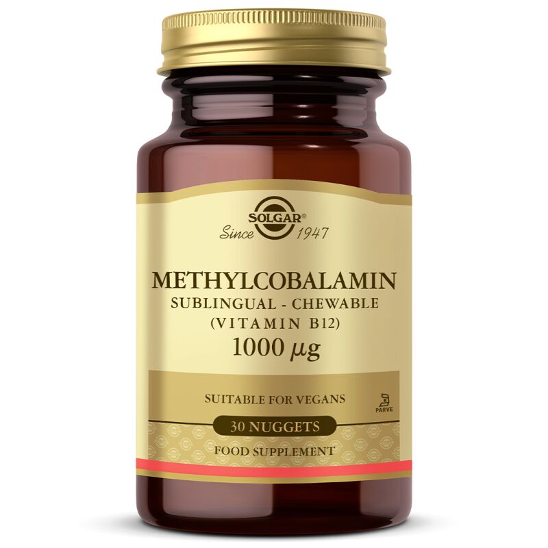 Solgar Methylcobalamin (B12) 1000 mcg 30 Dilaltı Tablet