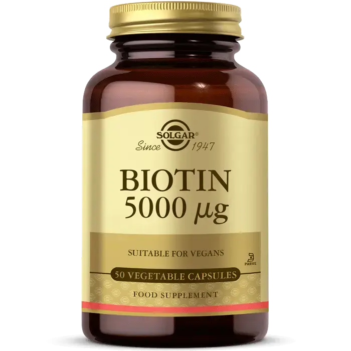 Solgar Biotin 5000 mcg 50 Kapsül
