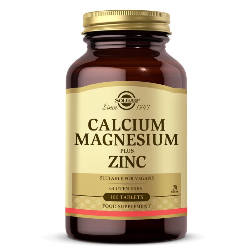 Solgar Calcium Magnesium Plus Zinc 100 Tablet