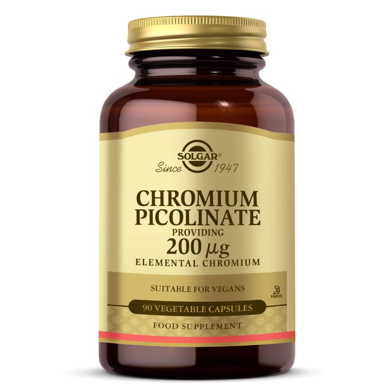 Solgar Chromium Picolinate 200 mcg 90 Kapsül