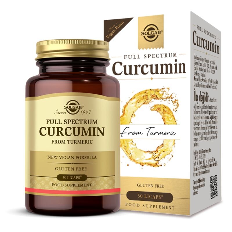 Solgar Curcumin Food Supplement 30 Kapsül