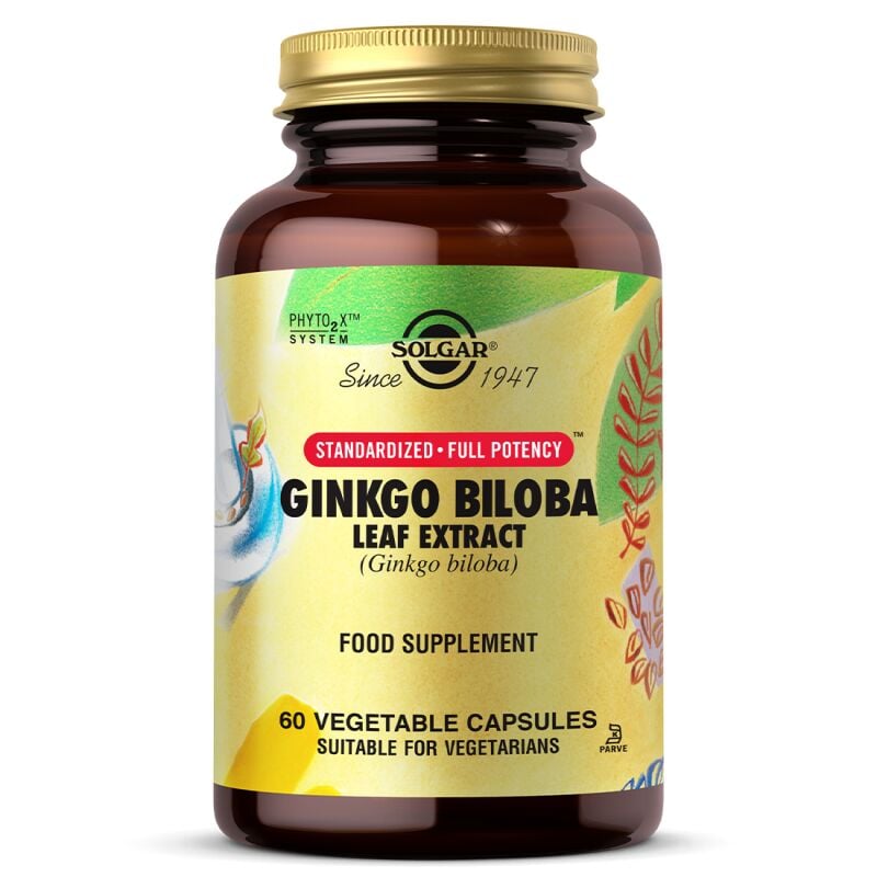 Solgar Ginkgo Biloba Leaf Extract 60 Kapsül