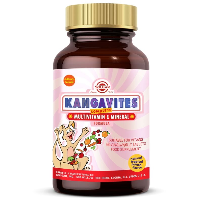 Solgar Kangavites Multivitamin ve Mineral Takviye Edici Gıda 60 Tablet