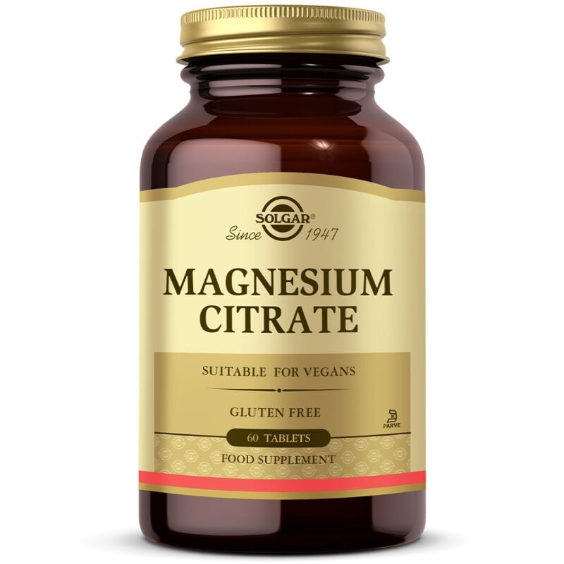 Solgar Magnesium Citrate 200 mg 60 Tablet
