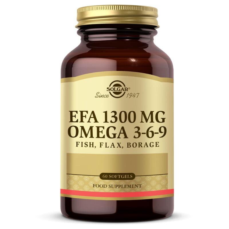 Solgar EFA 1300 mg Omega 3-6-9 60 Yumuşak Jelatinli Kapsül