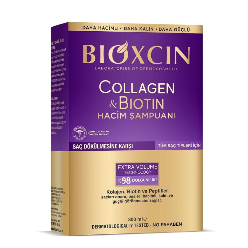 Bioxcin Collagen Biotin Saç Dökülmesine Karşı Şampuan 300 ml
