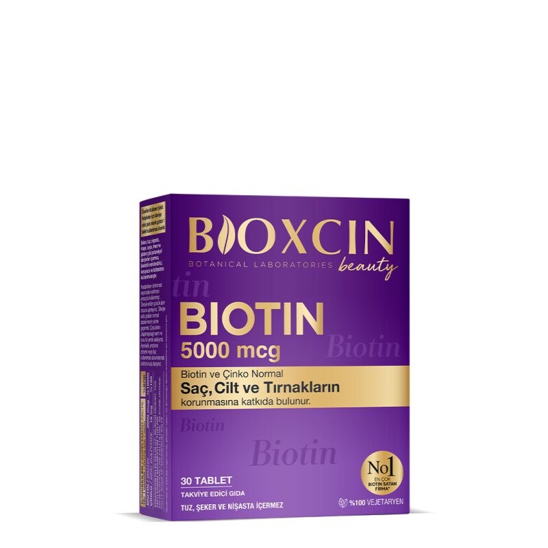 Bioxcin Biotin 5000 mcg Takviye Edici Gıda 30 Tablet 1 Alana 1 Bedava