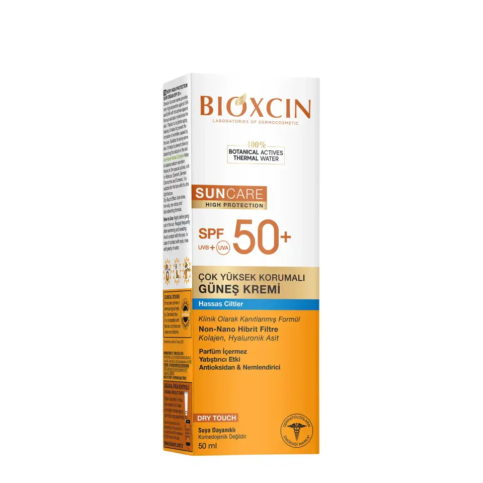 Bioxcin Suncare Spf50+ Hassas Cilt Güneş Kremi 50 ml