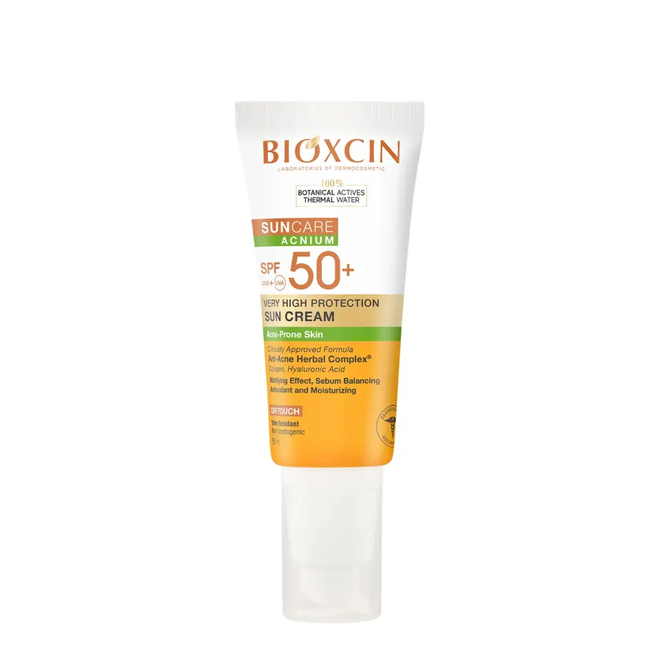 Bioxcin Sun Care Akneli  Düzensiz Ciltler için Spf 50 Güneş Kremi 50 ml