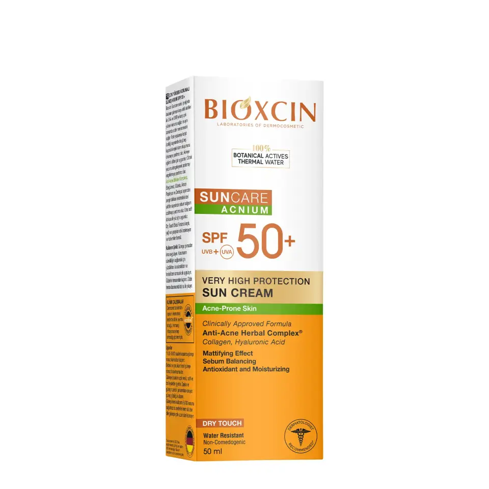 Bioxcin Sun Care Akneli  Düzensiz Ciltler için Spf 50 Güneş Kremi 50 ml