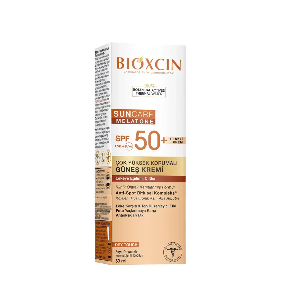 Bioxcin Sun Care Lekeli Ciltler için Güneş Kremi SPF 50+ 50 ml - Renkli