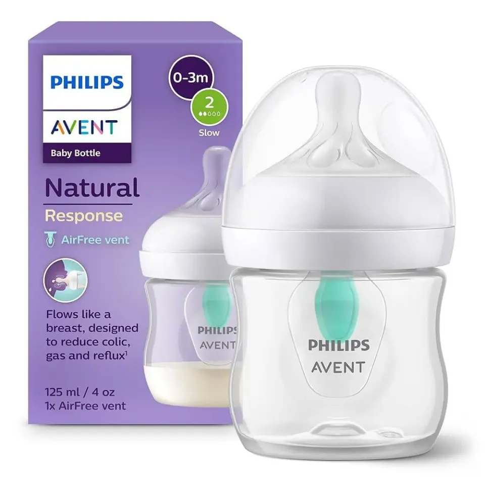 Philips Avent Natural Response Doğal Tepkili Antikolik PP Biberon 0-3 Ay 125 ml 2 numara