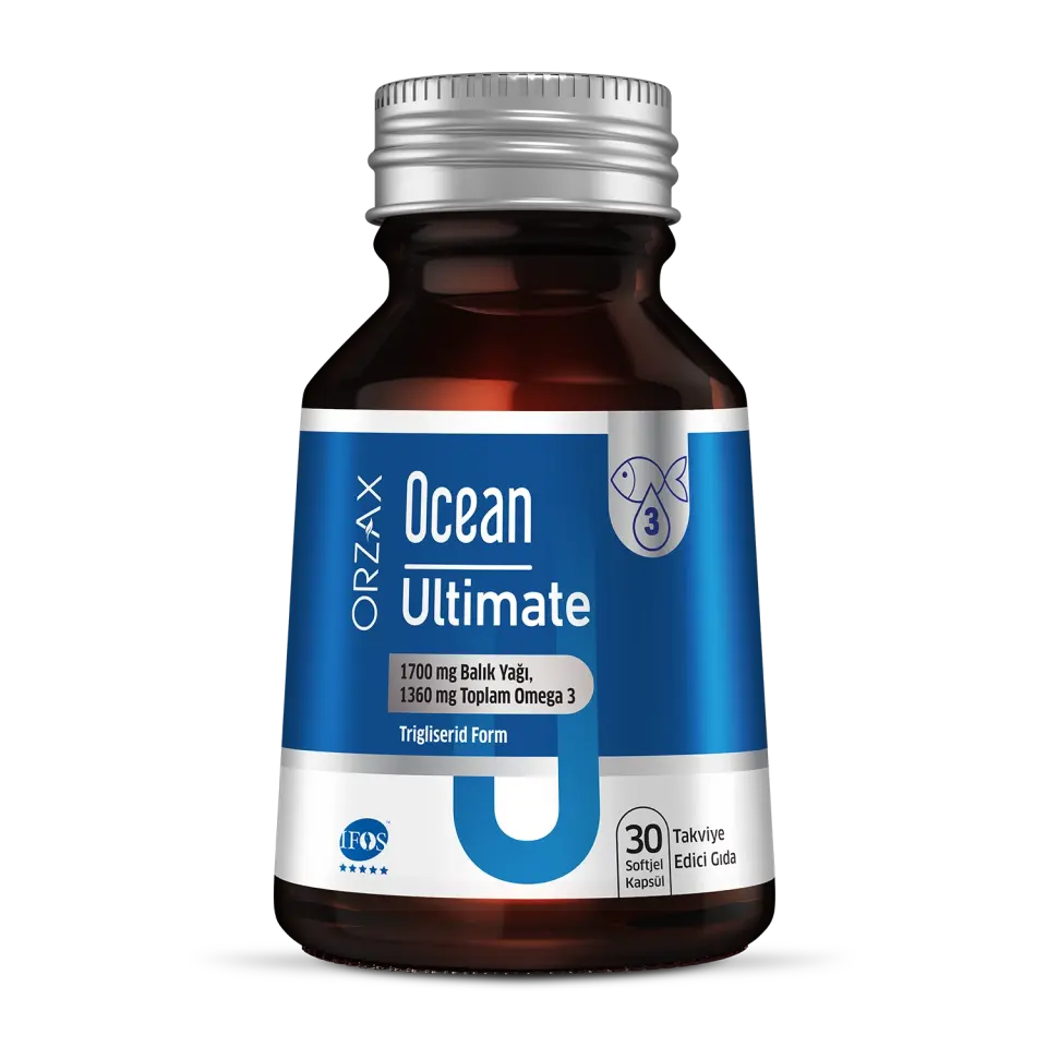 Orzax Ocean Ultimate Balık Yağı 1700 mg 30 Softjel Kapsül