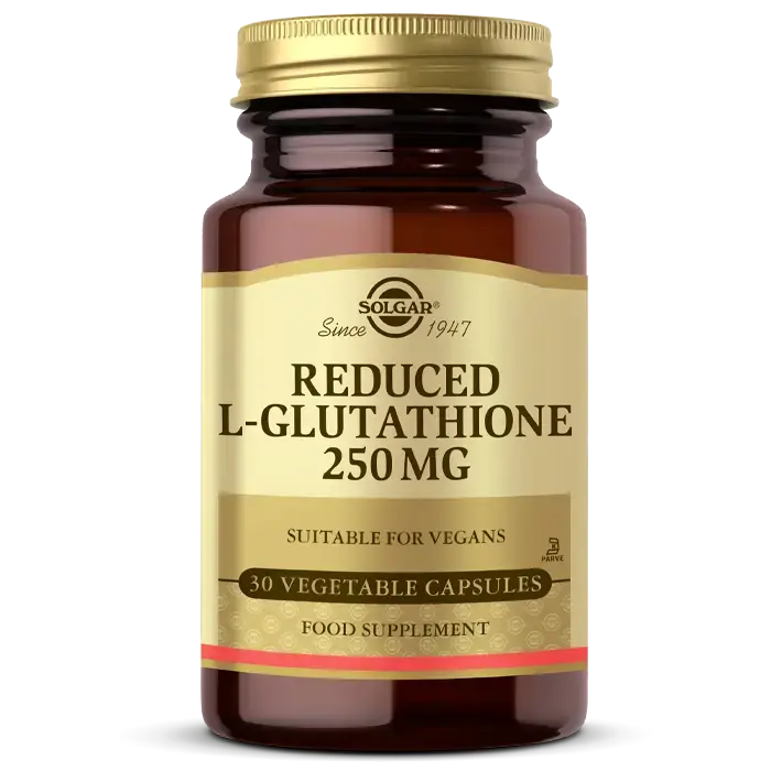 Solgar L-Glutathione 250 mg (Reduced) 30 Kapsül