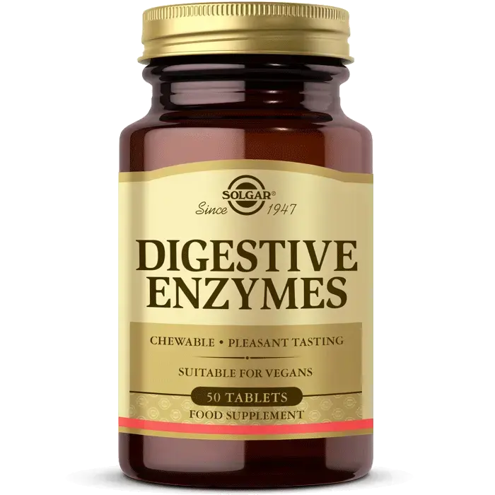 Solgar Digestive Enzymes Takviye Edici Gıda 50 Tablet