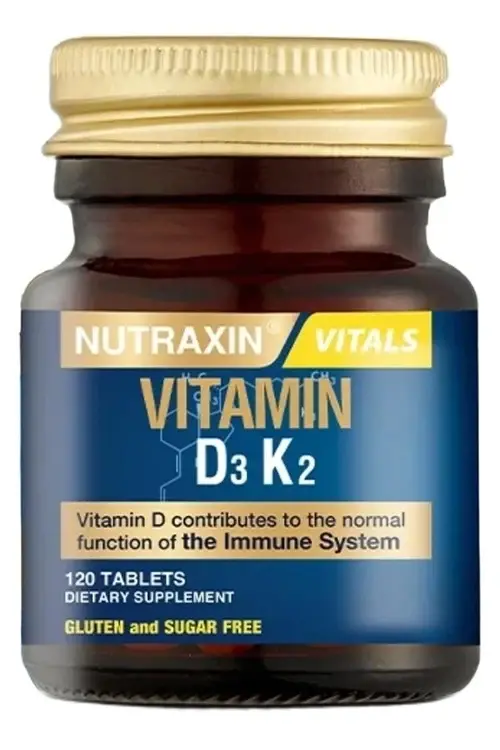 Nutraxin Vitamin D3K2 1000 IU 120 Tablet