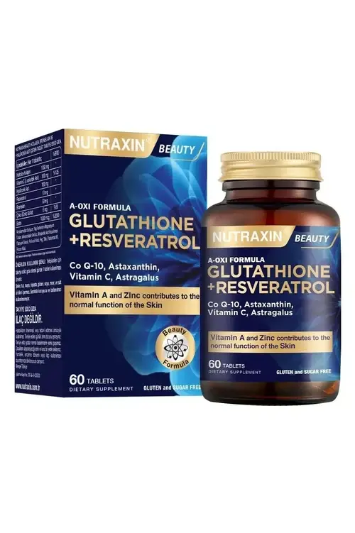 Nutraxin A-Oxi Formula Glutathıone Resveratrol 60 Tablet