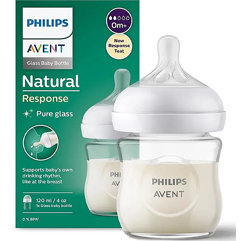 Avent Response Doğal Tepkili Cam Biberon 0+ Ay120 ml