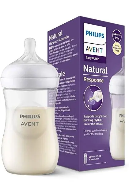 Avent Doğal Tepkili PP Biberon 3-6 Ay 260 ml