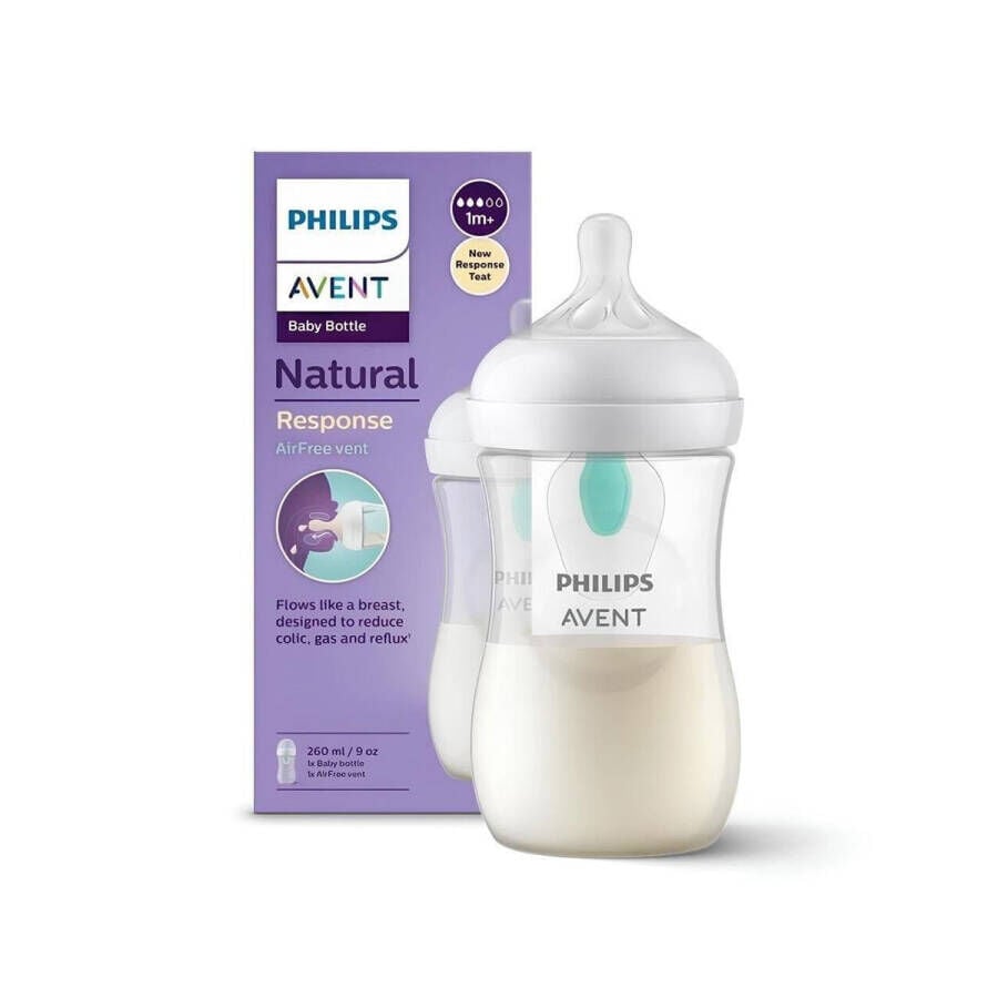 Philips Avent Natural Response Doğal Tepkili Antikolik PP Biberon 3-6 Ay Medium 260 ml