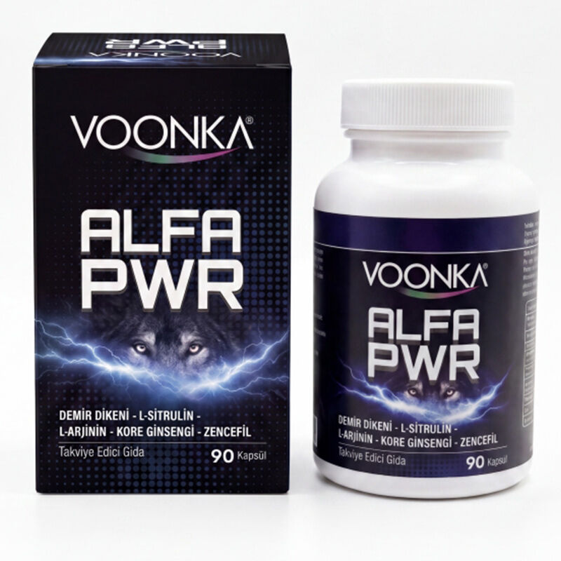 Voonka Alfa Pwr Takviye Edici Gıda 90 Kapsül