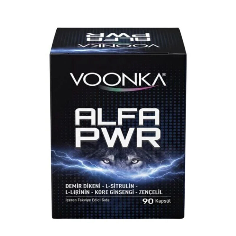 Voonka Alfa Pwr Takviye Edici Gıda 90 Kapsül