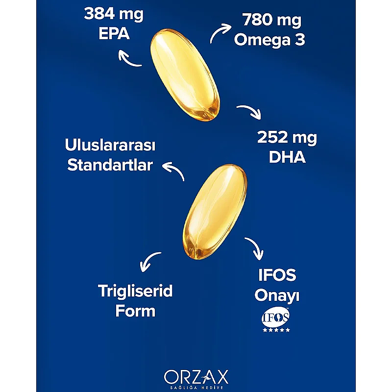 Orzax Ocean Plus 1200 mg 50 Kapsül