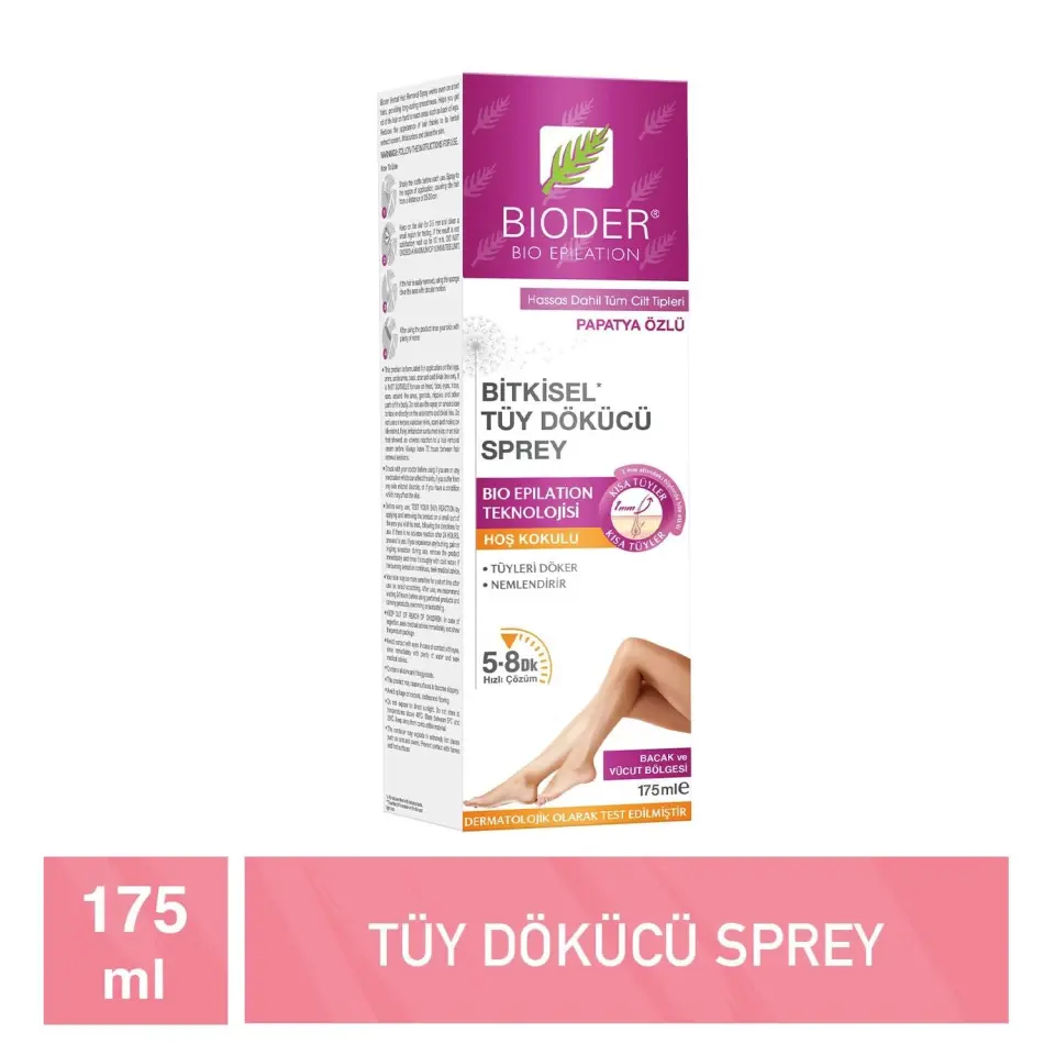 Bioder Tüy Dökücü Sprey Kadın 175 ml