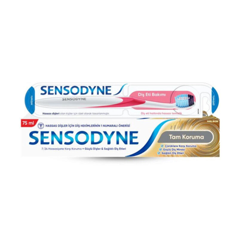Sensodyne Diş Macunu Tam Koruma 75 ml + Diş Fırçası Yumuşak