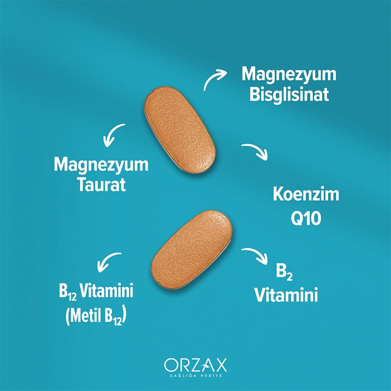 Orzax Ocean ExtraMag Migra Takviye Edici Gıda 60 Tablet