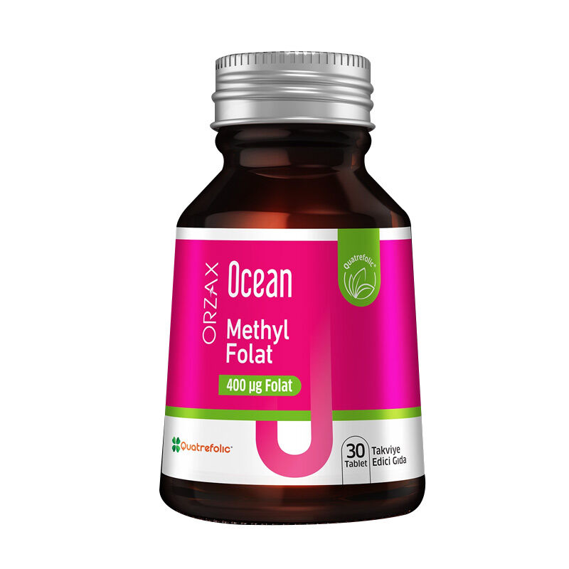 Orzax Ocean Methyl Folat 30 Tablet