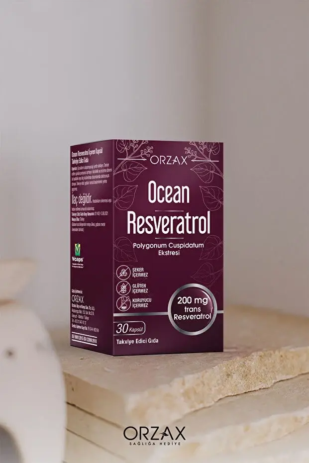 Ocean Resveratrol 200 mg 30 Kapsül