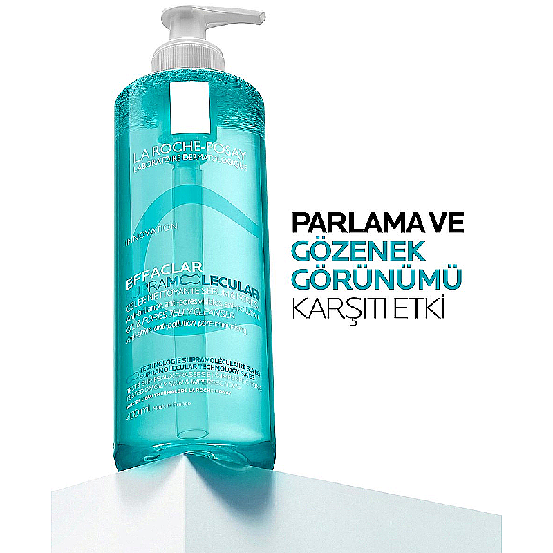 La Roche Posay Effaclar Supramolecular Gözenek Ve Yağlanma Karşıtı Yüz Temizleme Jeli 400 ml
