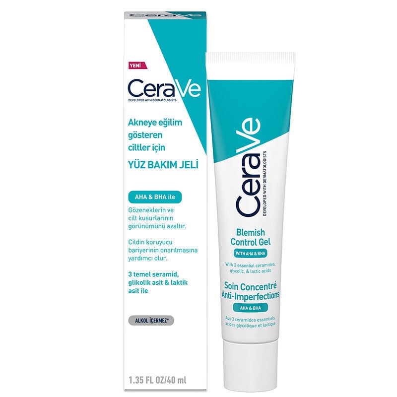CeraVe Akneye Eğilim Gösteren Ciltler İçin Yüz Bakım Jeli 40 ml