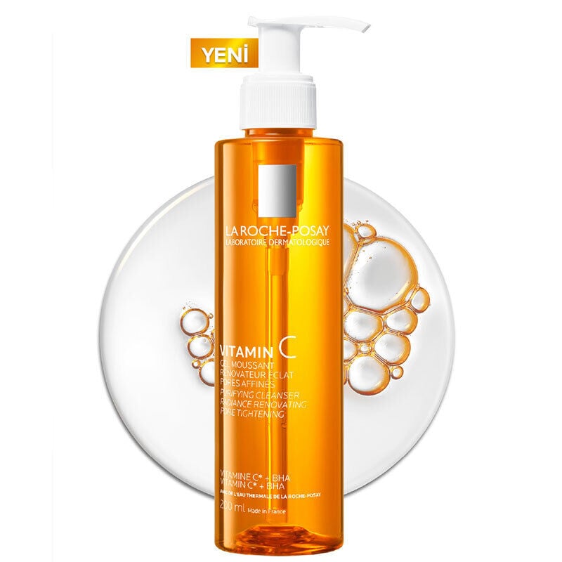 La Roche Posay C Vitamini İçerikli Işıltı Veren Yüz Temizleme Jeli 200 ml