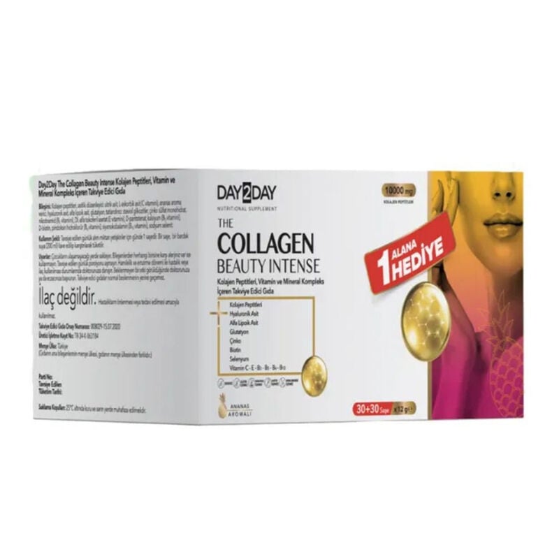 Day2Day The Collagen Beauty Intense Takviye Edici Gıda 1 Alana 1 Hediye