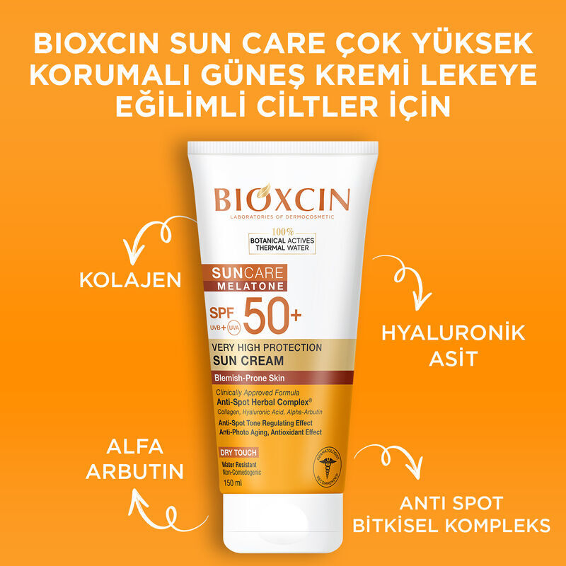 Bioxcin Sun Care Lekeli Ciltler için Güneş Kremi SPF 50+ 150 ml