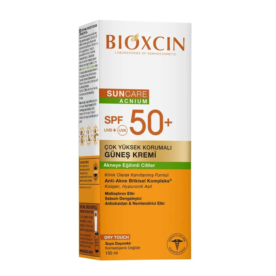 Bioxcin Sun Care Düzensiz Ciltler için Spf 50 Güneş Kremi 150 ml