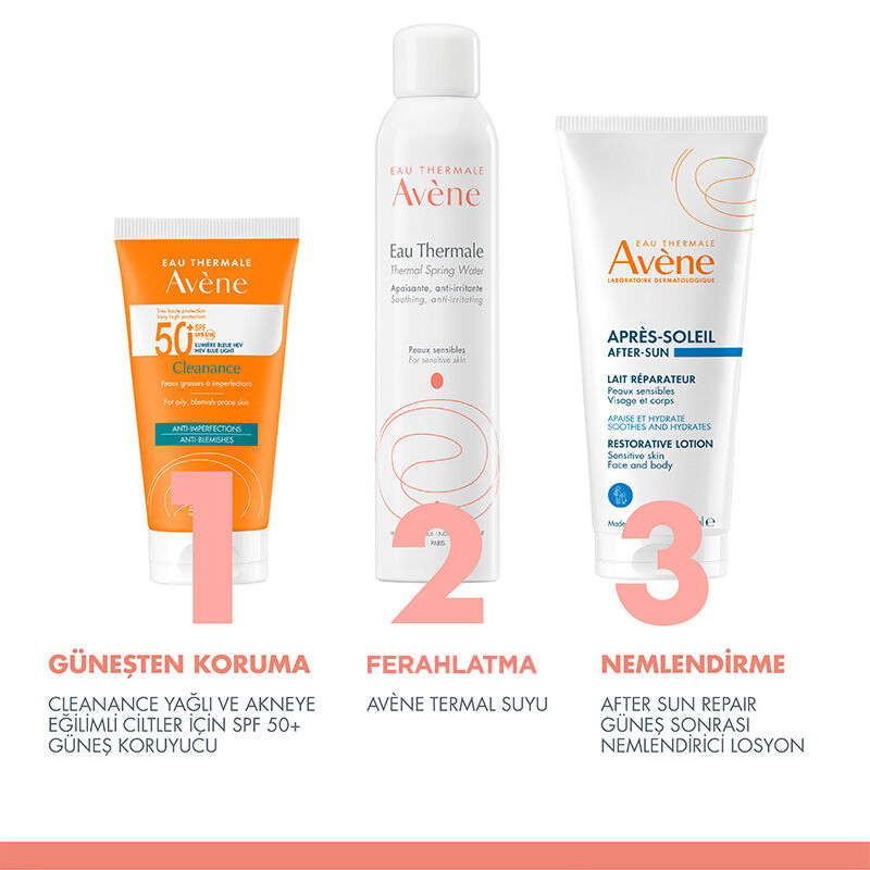 Avene Cleanance SPF 50+ Yağlı ve Akneye Eğilimli Ciltler İçin Güneş Kremi 50 ml