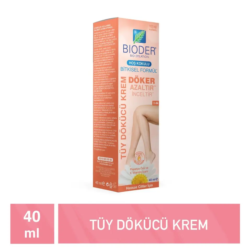 Bioder Tüy Dökücü Krem 40 ml