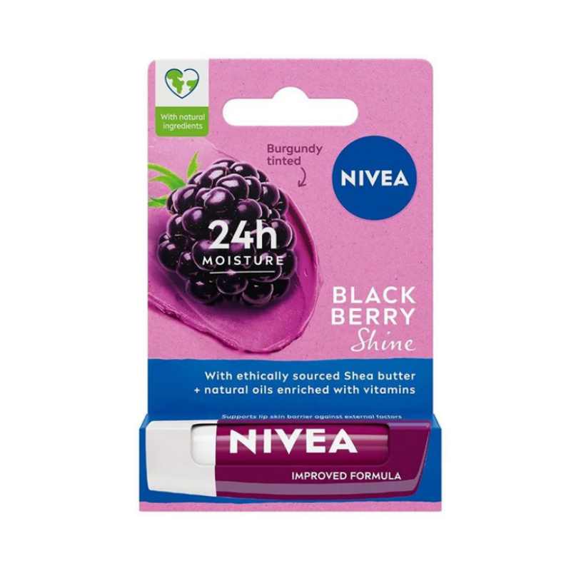 Nivea Lip Stick Böğürtlen 24 Saat Nem