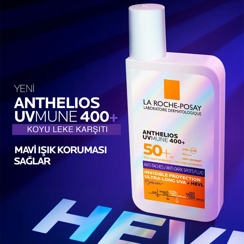 La Roche Posay ANTHELIOS UVMune 400 Anti-Dark Spots Fluid SPF50+ Yüz Güneş Kremi 50 ml
