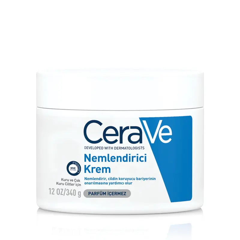 CeraVe Nemlendirici Yüz Ve Vücut Kremi - Kuru Ciltler İçin Seramid Ve Hyalüronik Asit İçerikli